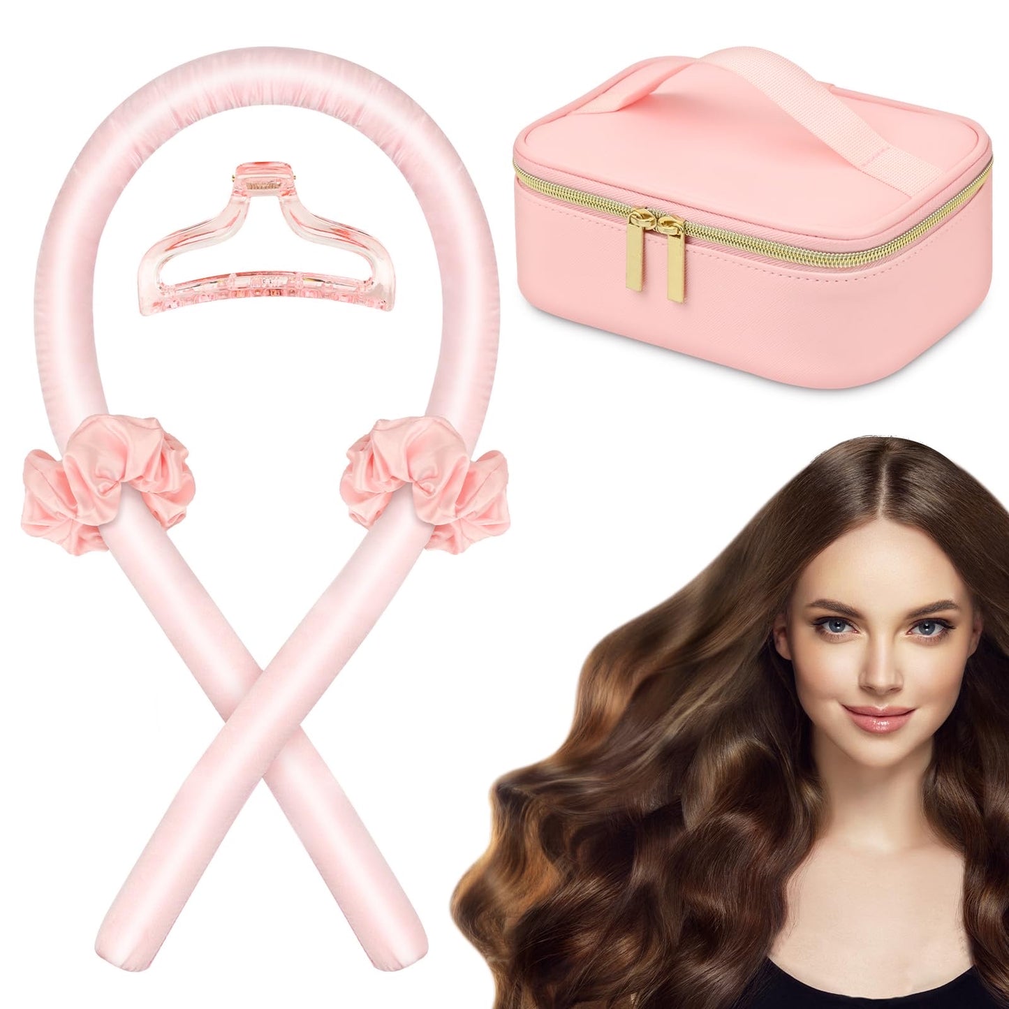 SilkCurl™ Heatless Curling Set – Overnight No-Heat Curls Kit