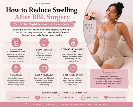 How to Reduce Swelling After BBL Surgery With the Right Recovery Essentials
