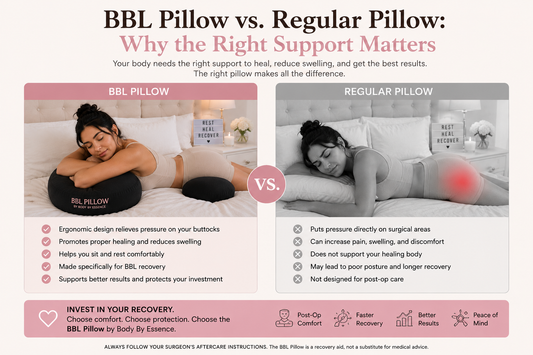 BBL Pillow vs. Regular Pillow: Why the Right Support Matters