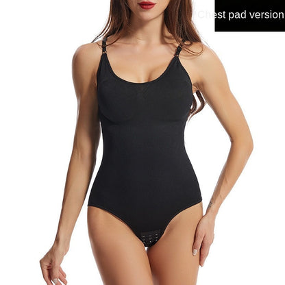 Seamless Bodysuit Women's Tummy Control Panty Crotch Lift Hip Shaping Strap Waist Trainer Body Shaper Unitard