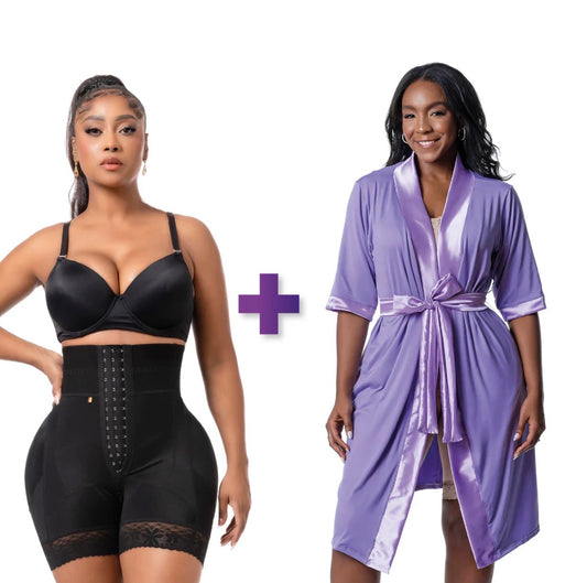 Stage 1 Faja + Recovery Robe Combo – Post-Surgery Compression & Comfort