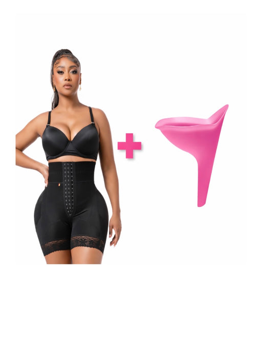 BBL Shorts + Female Urination Device Set – Post-Op Recovery Essentials