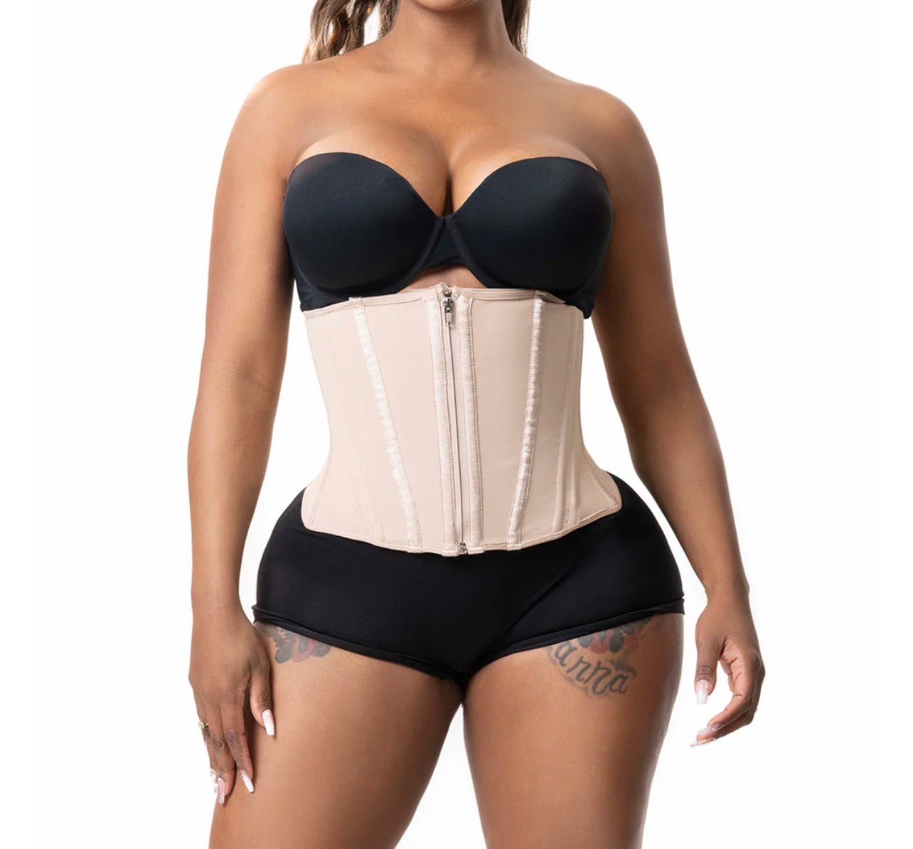 Ultra-Curve Zip & Hook Waist Trainer – Double Compression for Maximum Snatch