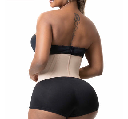 Ultra-Curve Zip & Hook Waist Trainer – Double Compression for Maximum Snatch