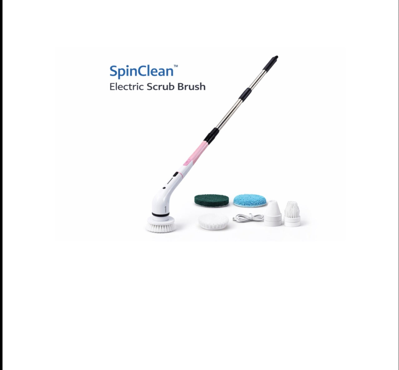 SpinClean™ Electric Scrub Brush – Deep Clean Without Effort