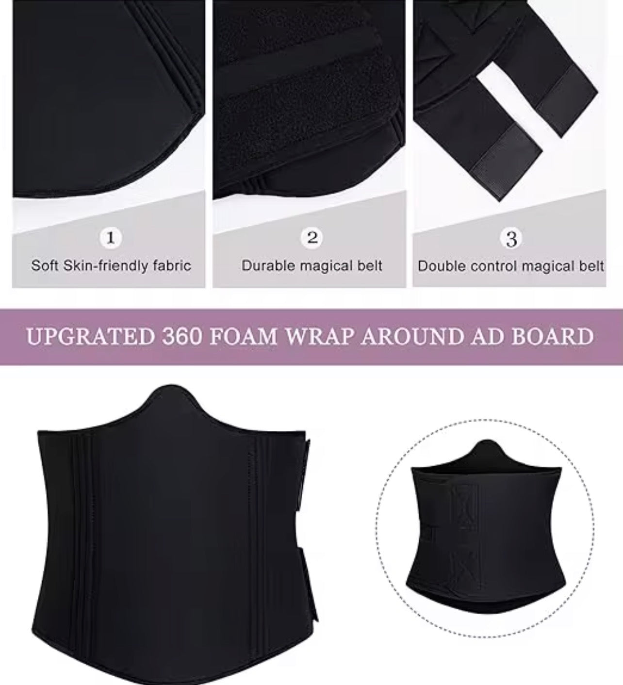 Body By Essence™ Snatch360 Waist Sculpt Board (Double Compression System) Limited stock — selling fast‼️