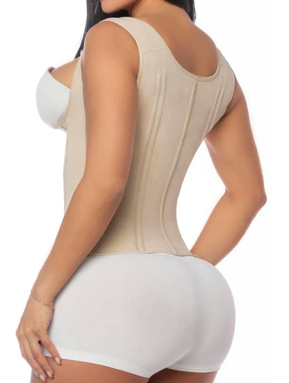 Body By Essence™ Waist Trainer for Women – Tummy Control Workout Corset Vest Waist Cincher with Adjustable Shoulder Straps