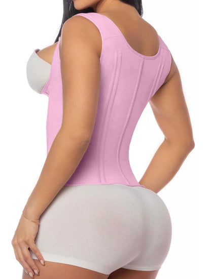 Body By Essence™ Waist Trainer for Women – Tummy Control Workout Corset Vest Waist Cincher with Adjustable Shoulder Straps