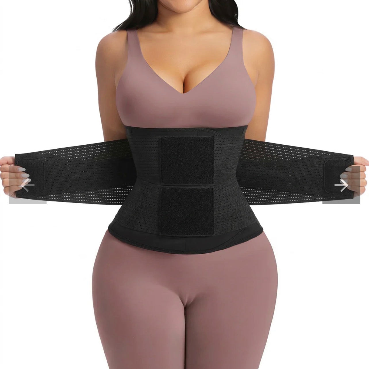 Body By Essence™ Sauna Sweat Waist Trainer for Women – Triple Layer Tummy Control Waist Cincher Workout Shaper Belt