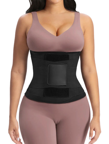 Body By Essence™ Sauna Sweat Waist Trainer for Women – Triple Layer Tummy Control Waist Cincher Workout Shaper Belt