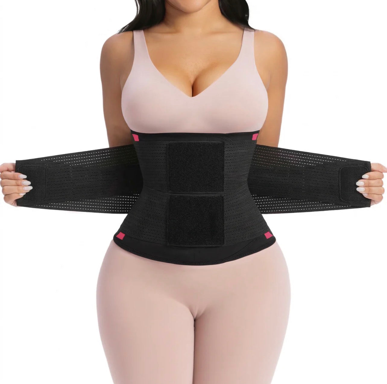 Body By Essence™ Sauna Sweat Waist Trainer for Women – Triple Layer Tummy Control Waist Cincher Workout Shaper Belt