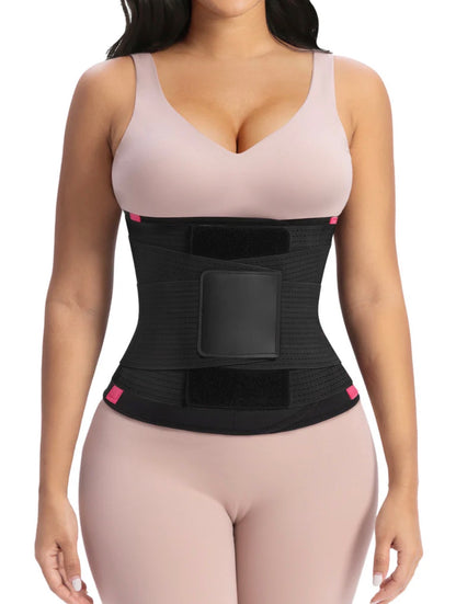 Body By Essence™ Sauna Sweat Waist Trainer for Women – Triple Layer Tummy Control Waist Cincher Workout Shaper Belt