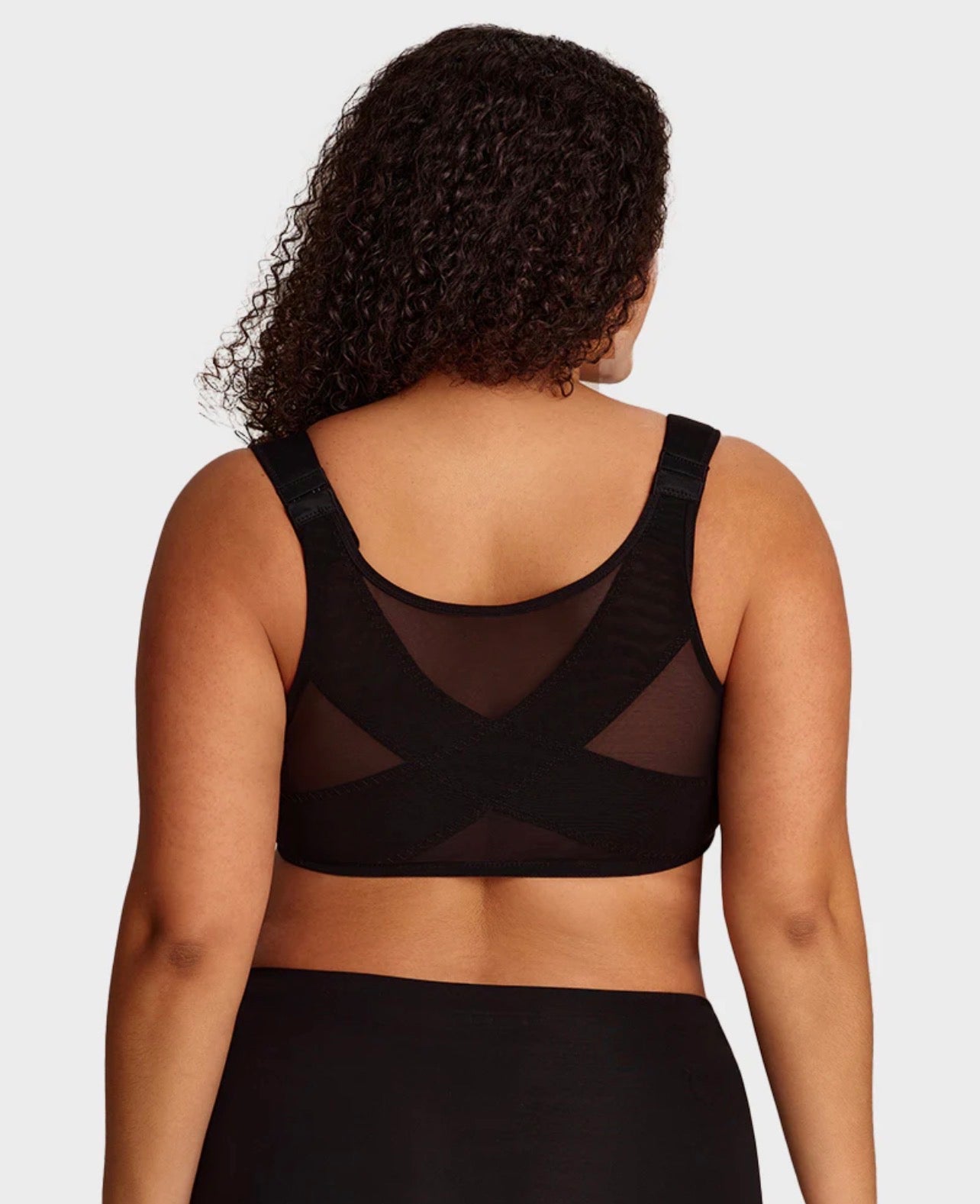 Body By Essence™ Front Closure Back Support Bra – Wireless Lift & Smoothing Everyday Comfort Bra