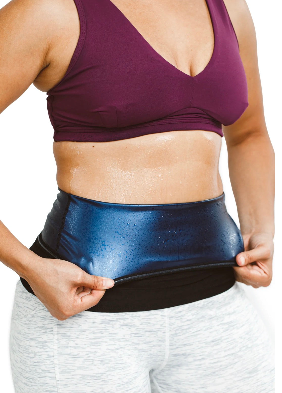 Sweat Waist Trimmer Belt – Heat & Compression Slimming Band