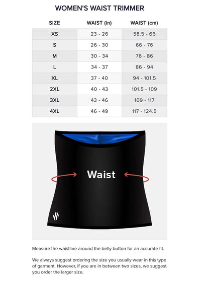 Sweat Waist Trimmer Belt – Heat & Compression Slimming Band