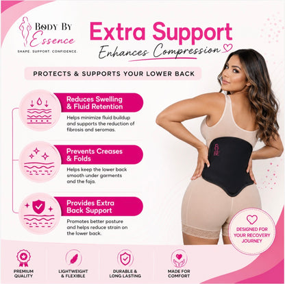 Body By Essence™ 8-Piece BBL Recovery Kit – BBL Pillow, Ab Board, Side Foams, Lumbar Support & Post Surgery Essentials