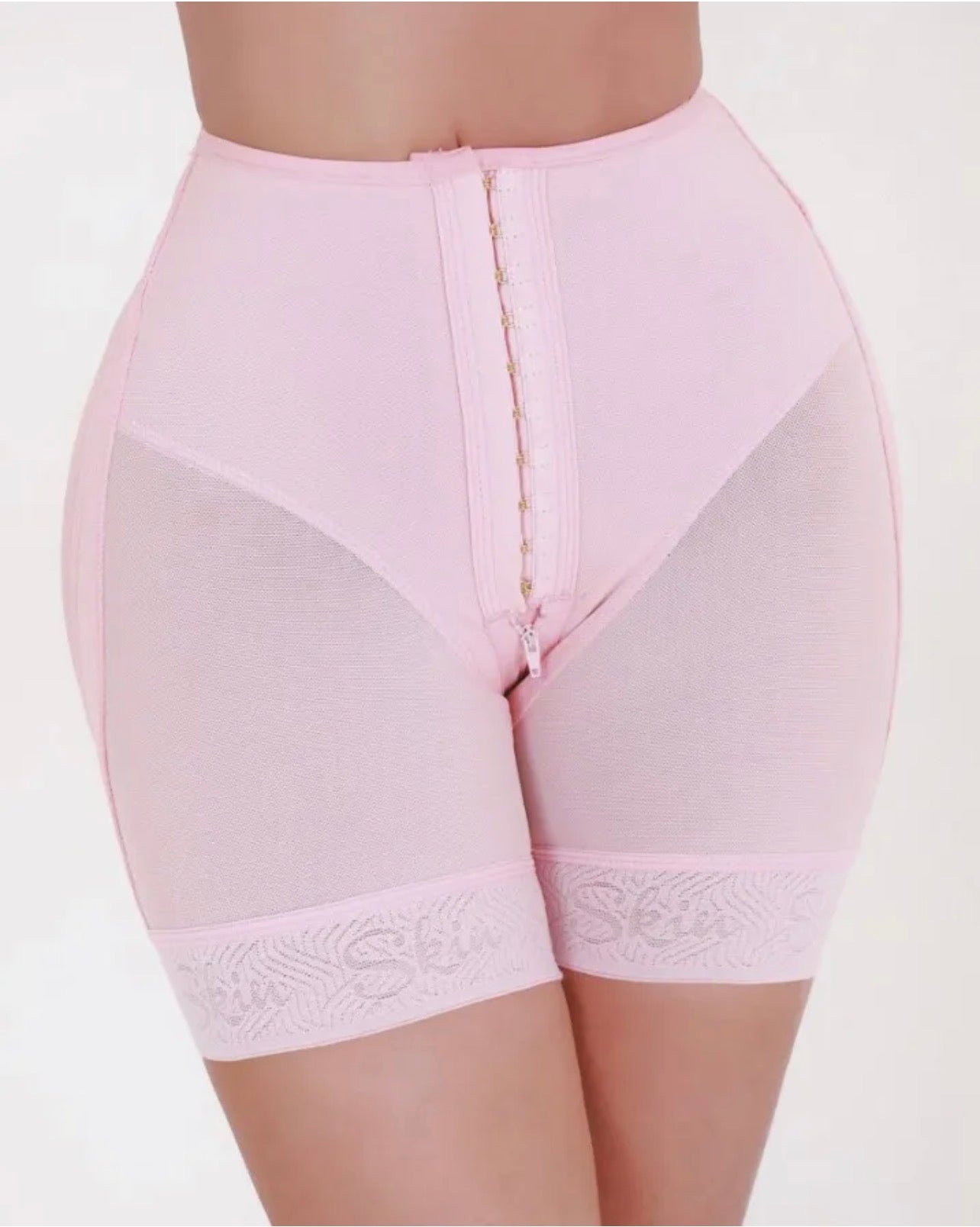 Body By Essence™ Seamless Hook & Eye Sculpting Shorts – High Waist Tummy Control Shapewear Shorts
