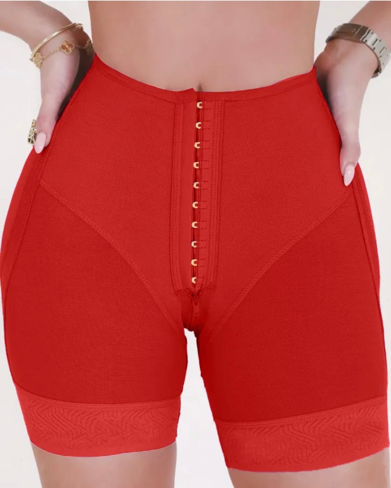 Body By Essence™ Seamless Hook & Eye Sculpting Shorts – High Waist Tummy Control Shapewear Shorts