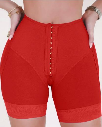 Body By Essence™ Seamless Hook & Eye Sculpting Shorts – High Waist Tummy Control Shapewear Shorts