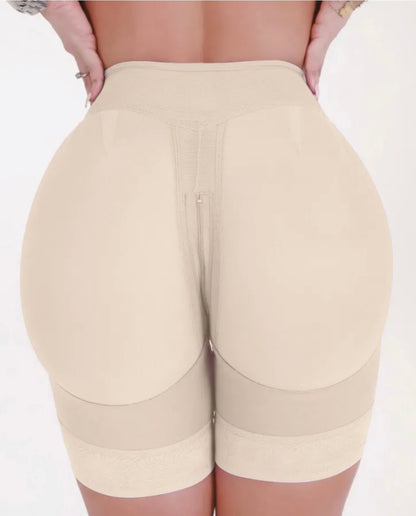 Body By Essence™ Seamless Hook & Eye Sculpting Shorts – High Waist Tummy Control Shapewear Shorts