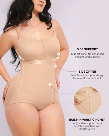 SculptLift™ Built-In Waist Cincher Brief Bodysuit