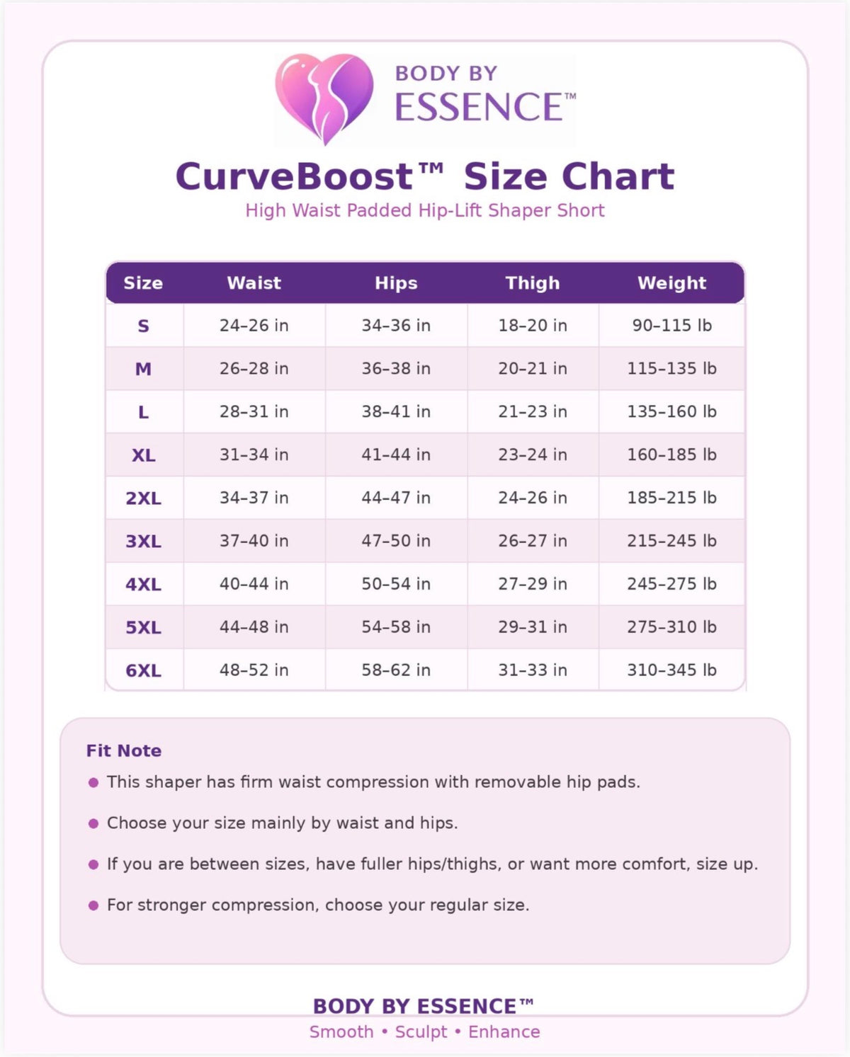 Essence Curves High-Waist Padded Hip-Lift Shorts