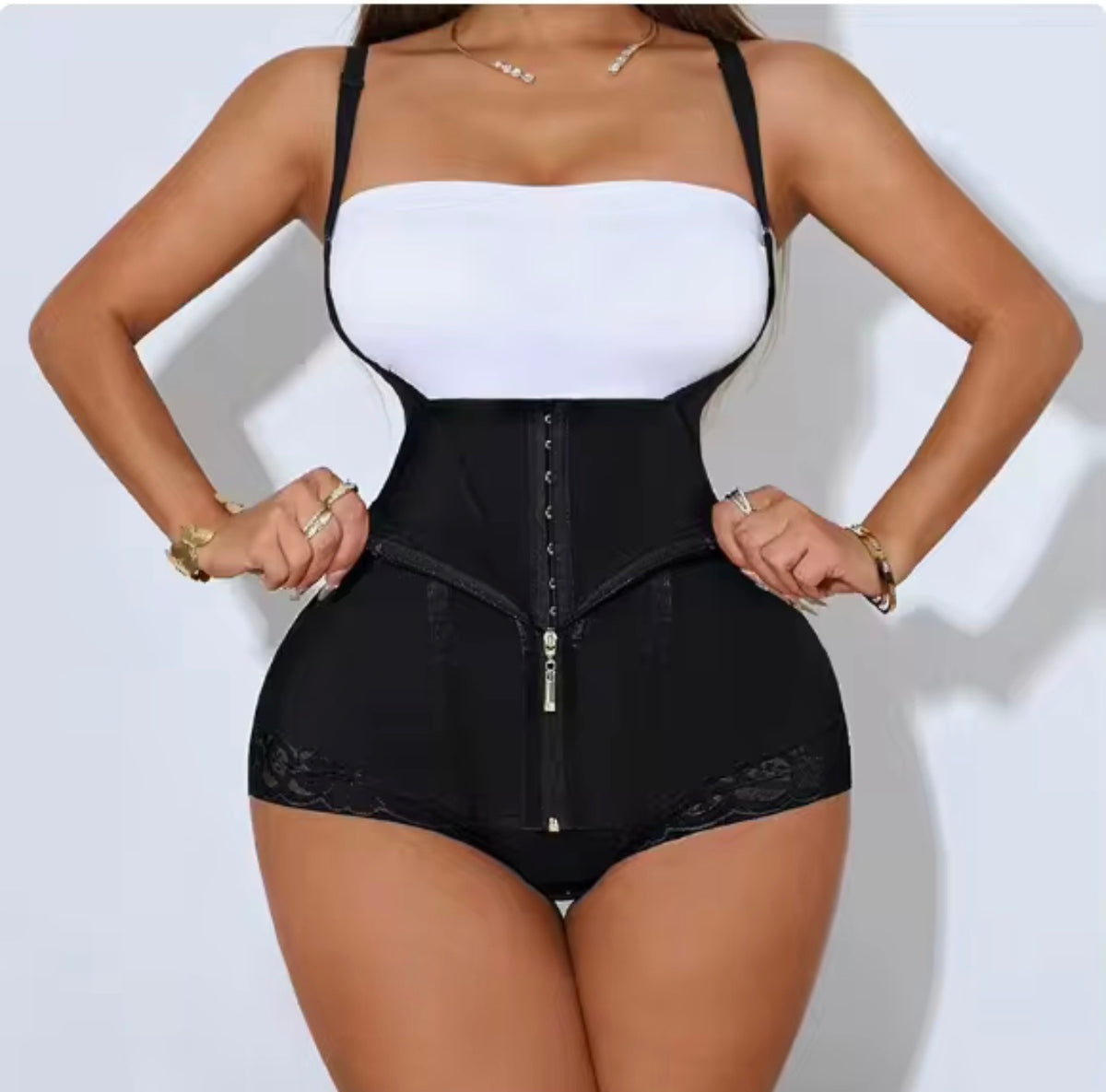 Body By Essence™ Zip & Snatch Compression Bodysuit