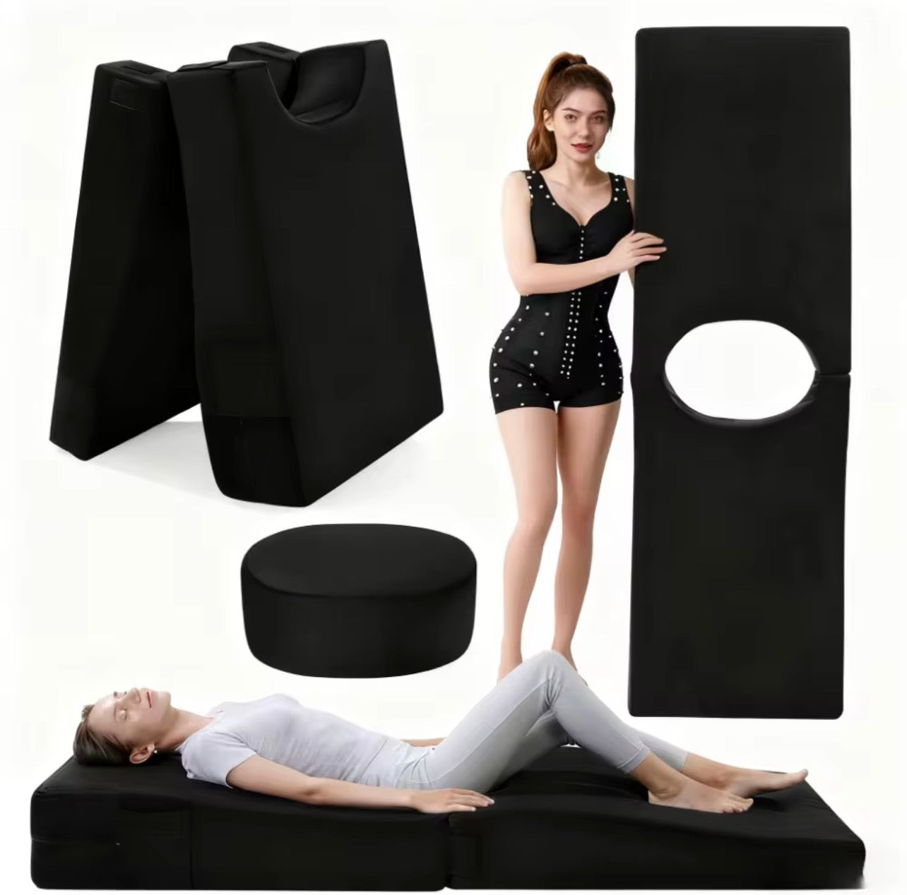 Body By Essence™ BBL Recovery Mattress – Post-Surgery Comfort Bed with Booty Cut-Out