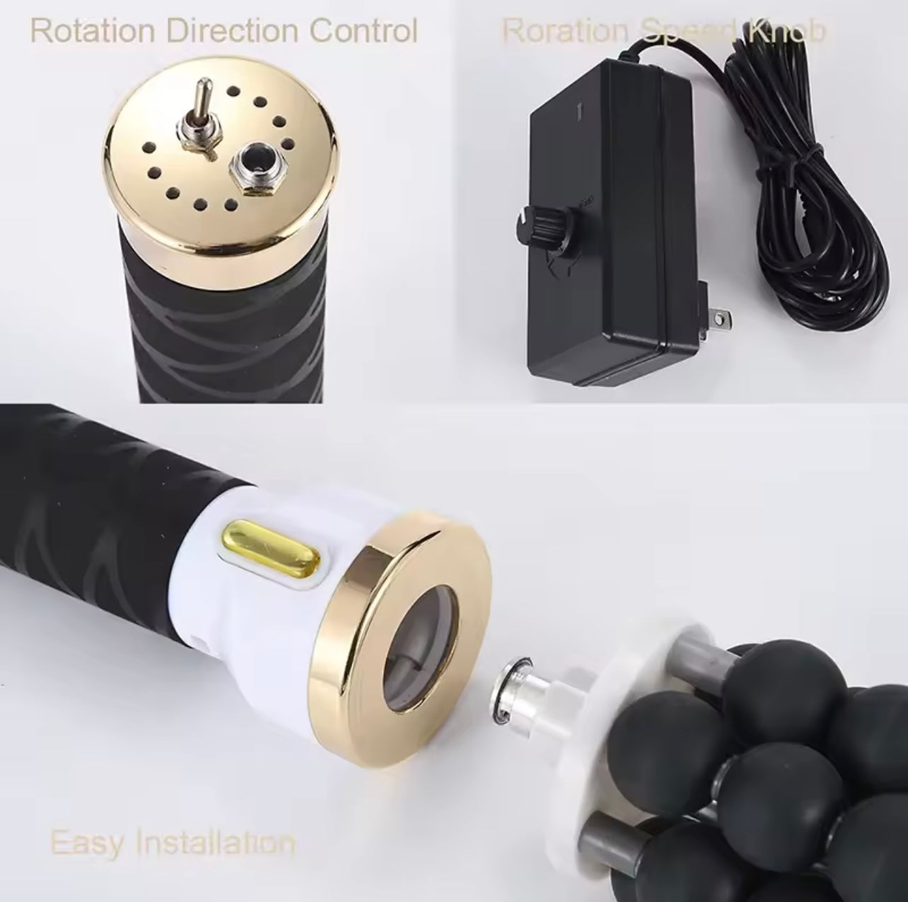 Electric Lymphatic Drainage Bead Roller – Body Contouring & Post-Op Massage Tool