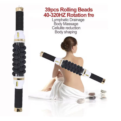 Electric Lymphatic Drainage Bead Roller – Body Contouring & Post-Op Massage Tool