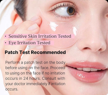 Collagen Hydrogel sheet eye-patches | DEPUFFS UNDER_EYE BAGS IN 10 MINUTES | All Skin Types |Cruelty-Free