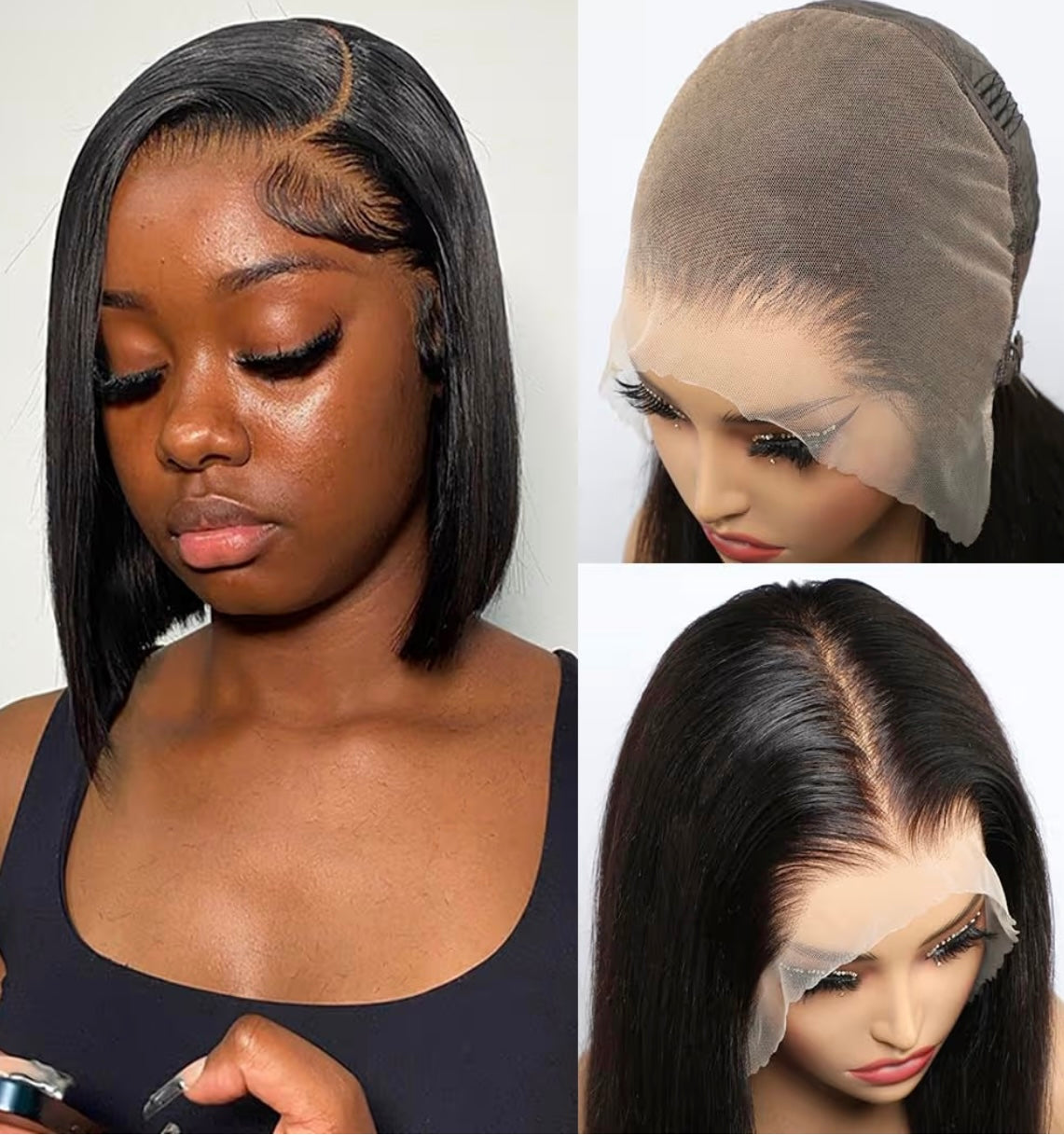 12” | 13*6 | Bob Wig Human Hair | 200% Density