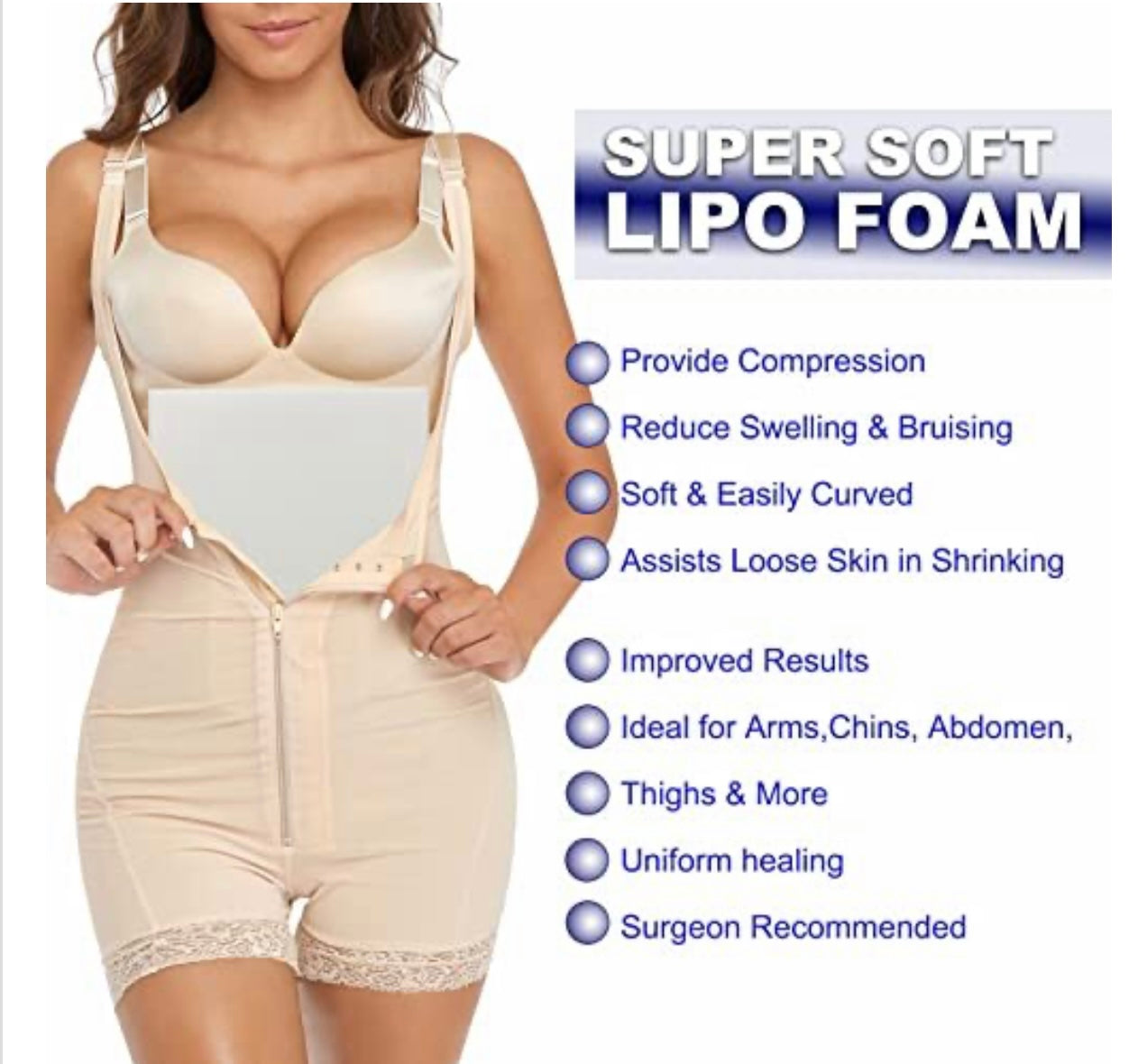 3-Piece BBL & Lipo Foam Pads