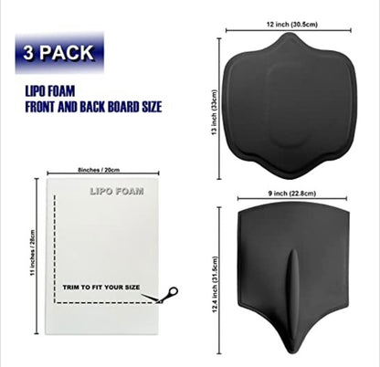 3-Piece BBL & Lipo Foam Pads