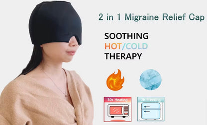 TikTok Famous 360° Therapy Green Cap – Headache & Stress Relief Mask