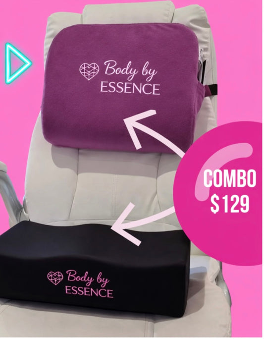 BBL Recovery Combo Set – Body Support Cushion + Back Pillow