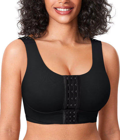 Post-Surgery Bra – Front Closure Compression Support