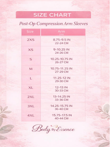 Post-Op Compression Arm Sleeves – Pair for Arm Lipo Recovery