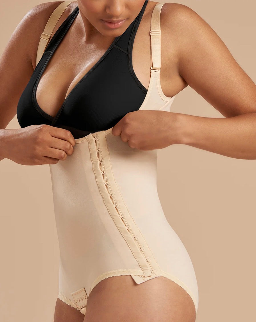 Stage 1 High-Back Compression Girdle – Bikini Cut BBL Recovery