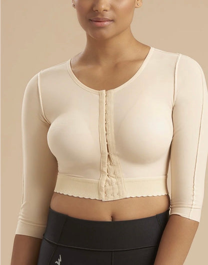 Stage 1 3/4 Sleeve Compression Vest – Upper Body Post-Op Support