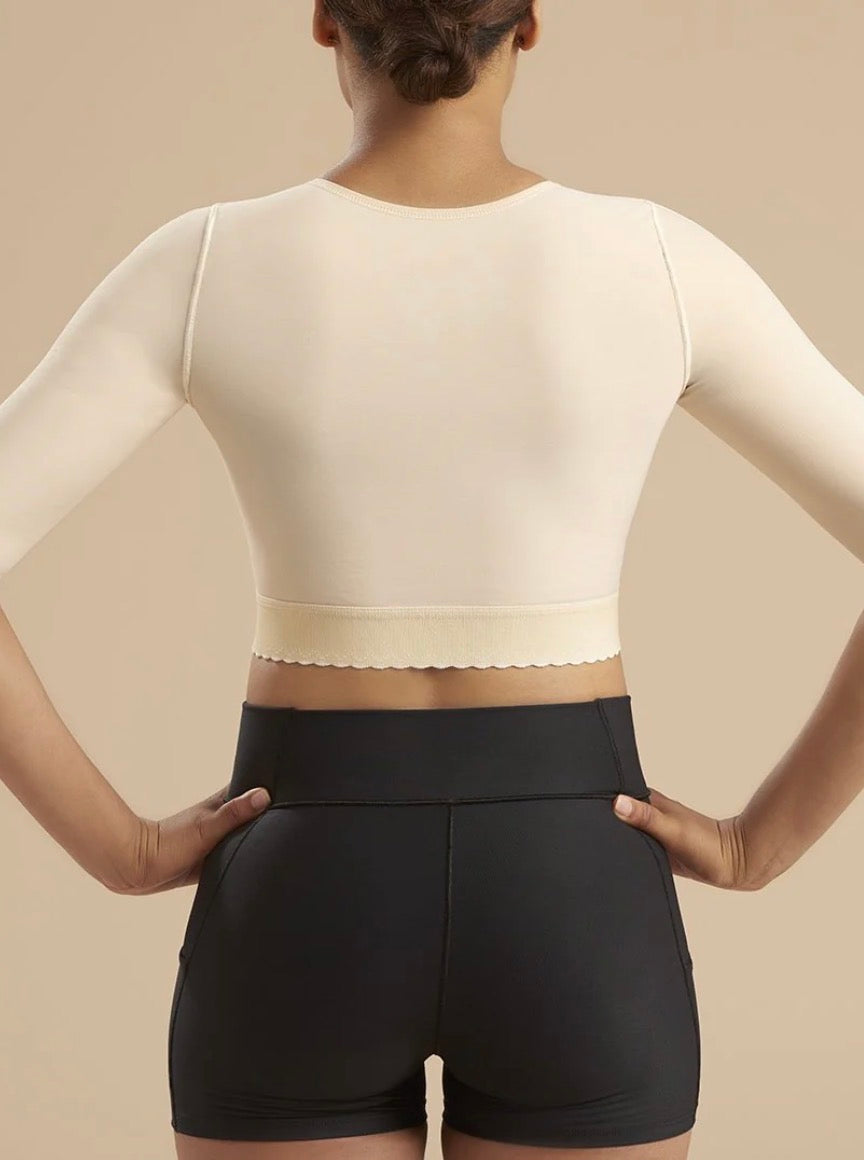 Stage 1 3/4 Sleeve Compression Vest – Upper Body Post-Op Support