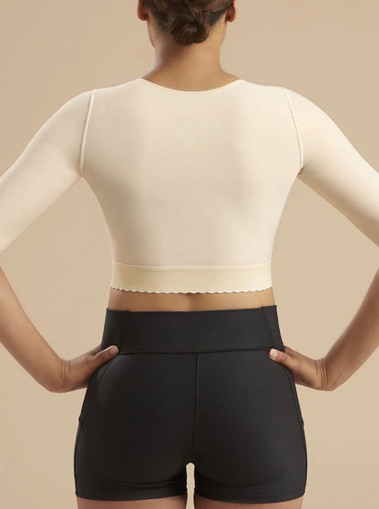 Stage 1 3/4 Sleeve Compression Vest – Upper Body Post-Op Support