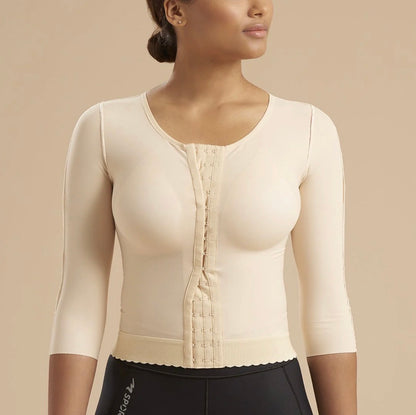 Body By Essence 3/4-Sleeve Hook-and-Eye Compression Vest