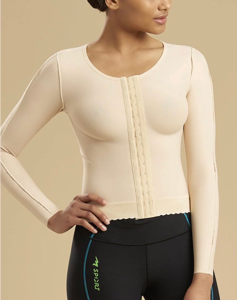 Stage 1 Long Sleeve Compression Vest – Full Arm & Torso Control