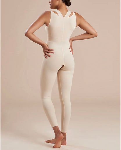 Stage 1 High-Back Compression Girdle – Ankle Length BBL Recovery