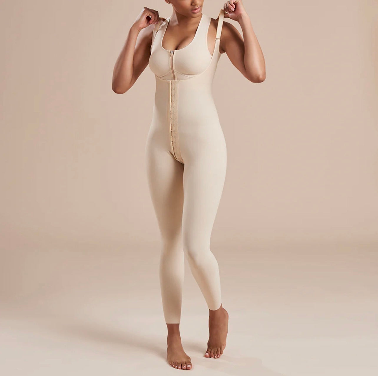 Stage 1 High-Back Compression Girdle – Ankle Length BBL Recovery