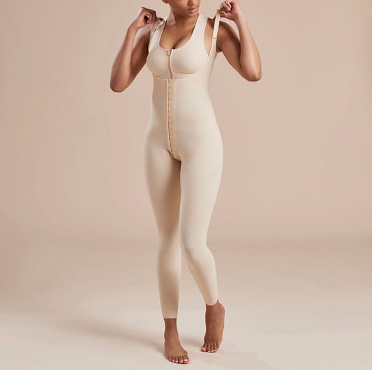 Stage 1 High-Back Compression Girdle – Ankle Length BBL Recovery