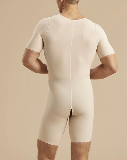 Stage 1 Short-Sleeve Compression Bodysuit – Mid-Thigh BBL Recovery