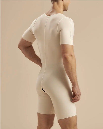 Stage 1 Short-Sleeve Compression Bodysuit – Mid-Thigh BBL Recovery
