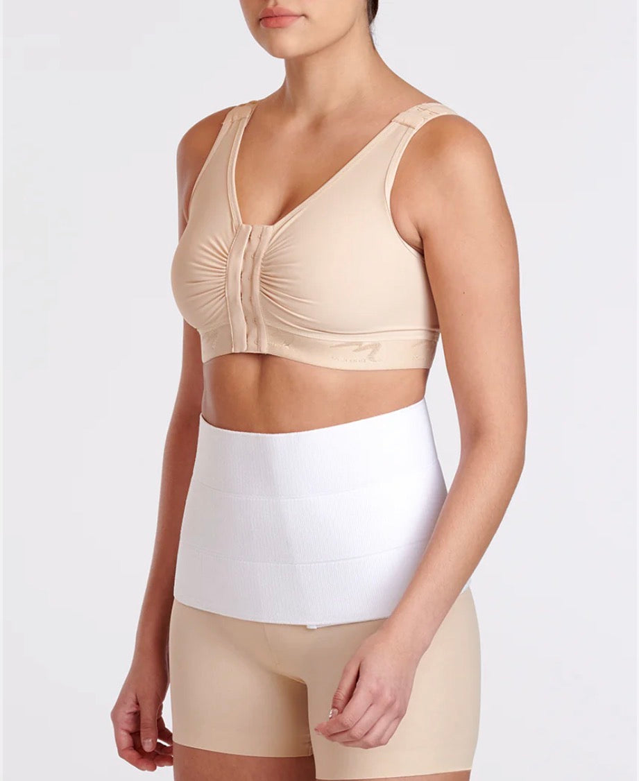 12" Stage 1 Abdominal Binder – Adjustable 2-Panel Compression